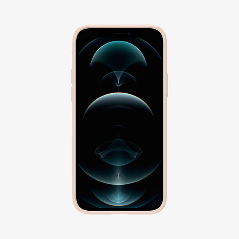 ACS01612 - iPhone 12 Pro Max Case Thin Fit in black showing the back